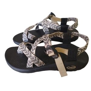 Women's Chaco Z/2 Classic Black And Cream Sandal